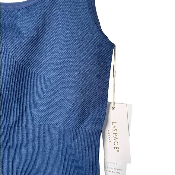 NWT L*Space Static Romper M/L in True Blue - Picture 7 of 10